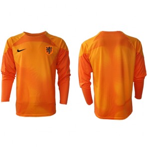 Netherlands Goalkeeper Replica Away Stadium Shirt World Cup 2022 Long Sleeve